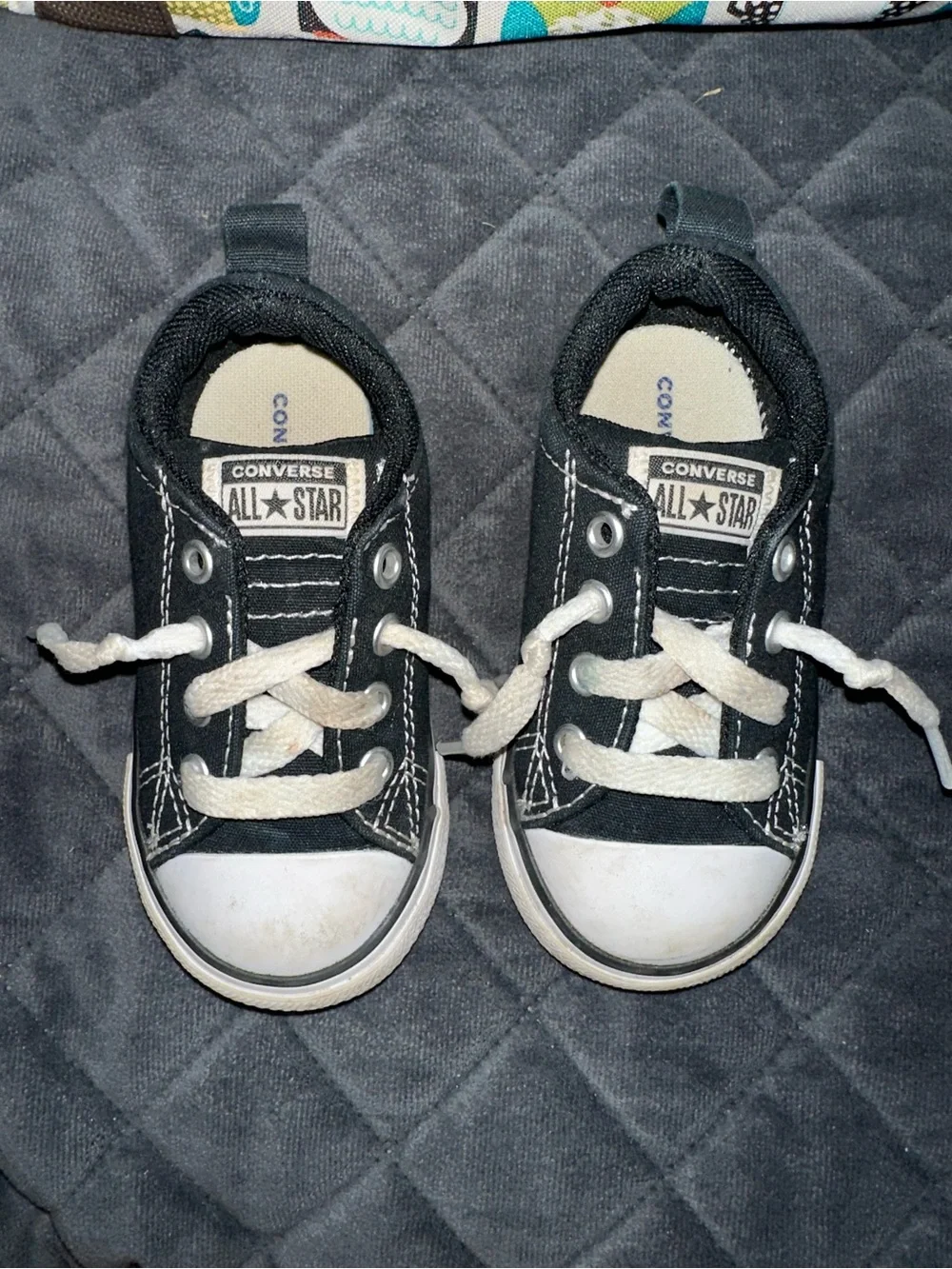 Converse Kids Black & White All Star Low-Top Sneakers